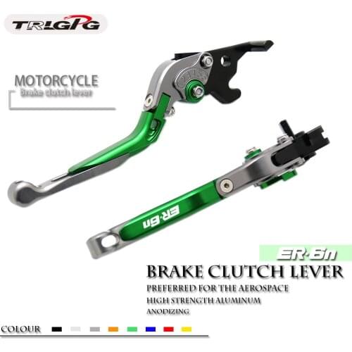 22 Colors CNC Motorcycle Brakes Clutch Levers For KAWASAKI ER6N ER-6N 2017 Accessories
