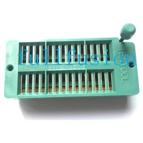 228-1371-00-0602J 3M Textool DIP sockets DIP28P 2.54mm Pitch 600mil Rows Distance