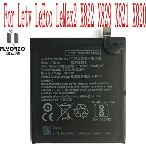 High Quality 3100mAh LTH21A Battery For Letv LeEco LeMax2 X822 X829 X821 X820 Cell Phone