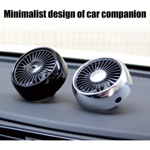 Car Air Conditioning Fan 3-Speed 7-Blade 5V Center Console USB Powered Air Vent Clip Fan for 12V 24V Car Auto Sedan SUV Vehicle