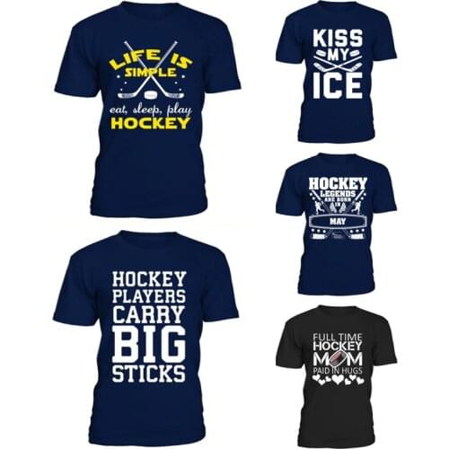 COLDOUTDOOR Cotton O-Neck Men Hockey T-Shirts Women Children for High Quality Free Shipping Short-Sleeve Casual Style Clothing