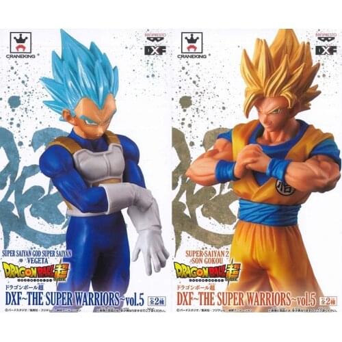 BANDAi Banpresto DRAGON BALL DXF Super Warriors Son goku Vegeta Anime Figure