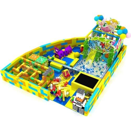 Customize indoor DIY EPP bricks building playground Wholesale environmentally EPP blocks mall play area YLW-EPP0327