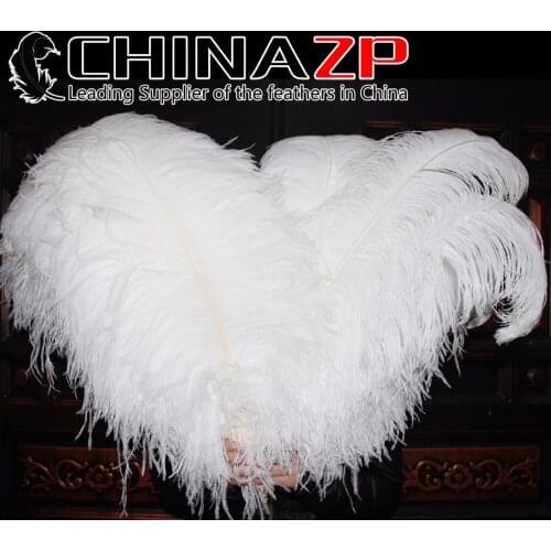 Sex Carnival Party Costume Wholesale From CHINAZP Feathers Large Ostrich Feather White Bleached for Sale