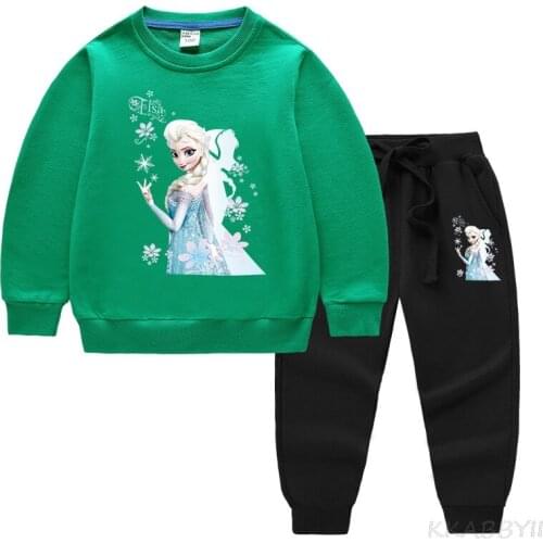 Frozen Baby Clothing Sets Children Clothes For Boys Girls Set With Full Sleeve Kids Soft Spring Autumn Outfit Set