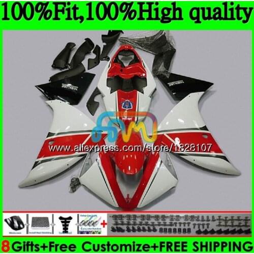 Red white hot OEM Injection For YAMAHA YZF 1000 R 1 YZFR1 13 14 124BS.1 YZF-1000 YZF R1 1000CC YZF1000 YZF-R1 2013 2014 Fairing