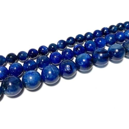 Fine AA 100% Natural Stone Round Blue Kyanite Gemstone Beads For Jewelry Making DIY Bracelet Necklace Earrings 6/8/10MM