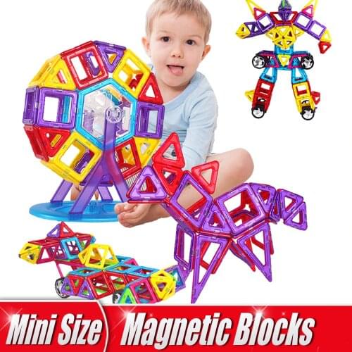 1PCs Mini Size Magnetic Blocks Creative DIY Building Blocks Magical Magnet Single Bricks Parts Educational Toys Kids Gift