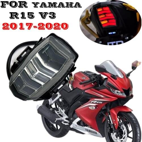 Motorcycle Integrated LED Tail Light Brake Stop Light Turn Signals For YAMAHA YZF-R15 YZF R15 YZFR15 V3 2017 2018