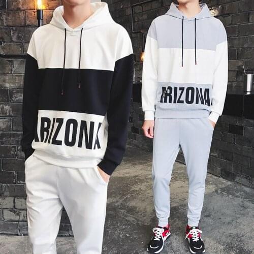 The fall of New Mens Long Sleeved clothes men sets a Metrosexual Hoodie leisure two DJ836P68