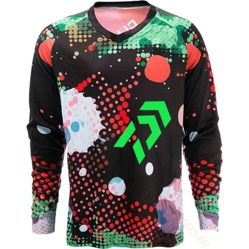 2020 New DAIWA Fishing Clothing Quick Drying Long Sleeve Summer Sunscreen Anti-uv Breathable Fishing Shirt Autumn Fishing Jerse