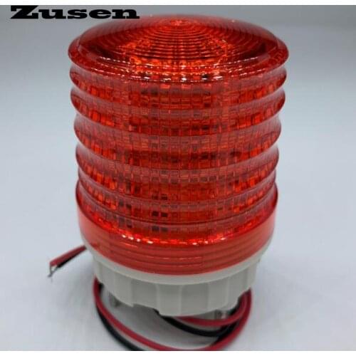 Zusen TB5051-R 12v 24v 110v 220v red colors Signal lamp Warning Light LED small Flashing Light