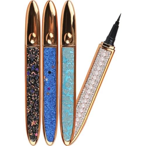 Heihei profissional prova dwaterproof eyeliner beleza de longa secagem suave olho forro caneta maquiagem ferramenta