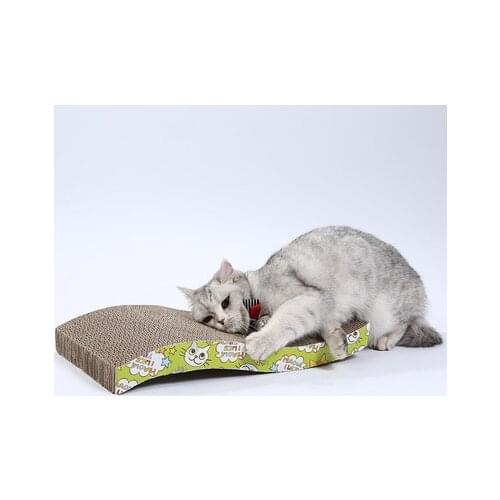 S-Shaped Corrugated Cat Kitten Scratch Board Pad Pet Products Accessories Supplies Playing Toys Pet Cat Training Scratching Pad