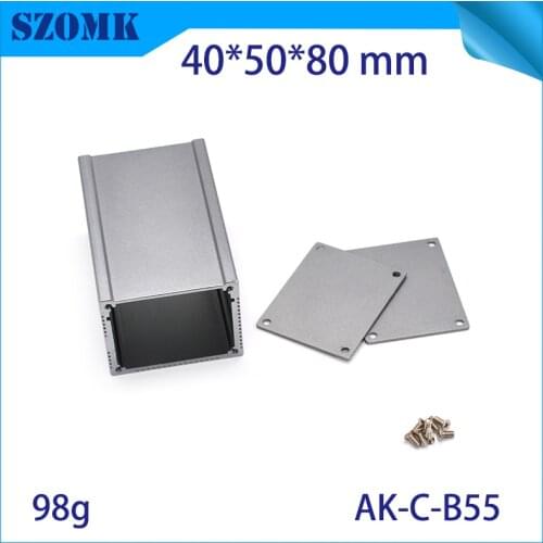 Silver Color Sand Blaster Aluminium Electronic Enclosure Box