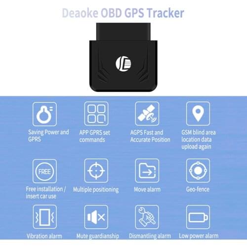 TK306 OBD GPS Tracker Car GSM Vehicle Tracking Device OBD2 16Pin Locator