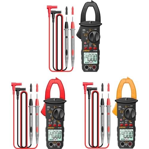 ST180 4000 Counts Smart Digital Current Clamp Meter DC AC Ammeter Voltmeter Ohmmeter Multimeter Resistance Ohm NCV Tester