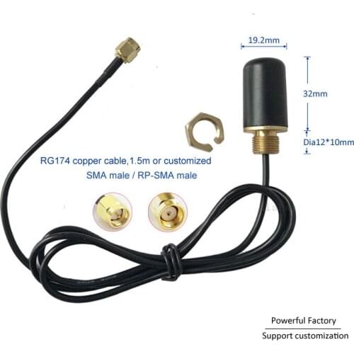 Antenna 2019 external omni 2.4G Antenna Wifi 6dbi screw mounting mini 2.4ghz aerial 1PCS