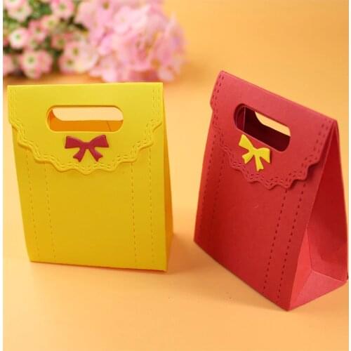 YLCD008 Gift Box Metal Cutting Dies For Scrapbooking Stencils Die Cutter Template DIY Cards Album Decoration Embossing Folder