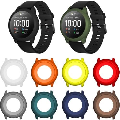 Protective Case for Haylou Solar LS05 Smart Watch Band Silicone Cover Frame for Haylou Solar Bumper Shell Protector Accessories