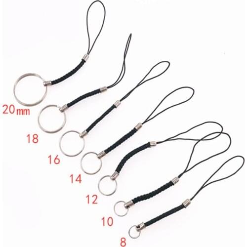 10Pcs Udisk Doll Key Ring Short Rope Bus Subway ID Card Phone Lanyards