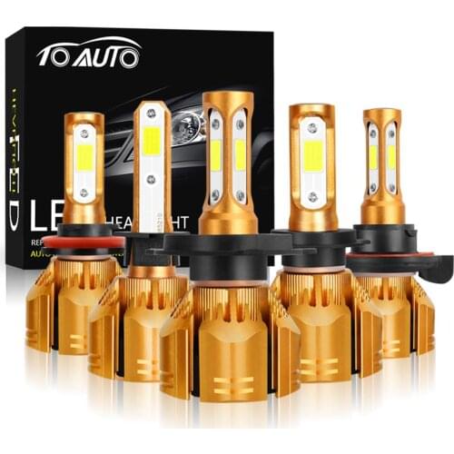 2pcs LED Car Headlight H13 9004 HB1 9007 HB5 9012 HB2 H1 H3 H4 LED H7 H11 HB3 9005 HB4 9006 LED Bulbs Auto Head Lamp 12V 50W