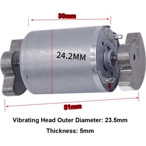 2pcs Double Head Vibration Motor DC 6V 12V 24V 6000rpm Electric 12 Volt 24 V Mini Motors DIY Vibrator Moter Vibrating Massage