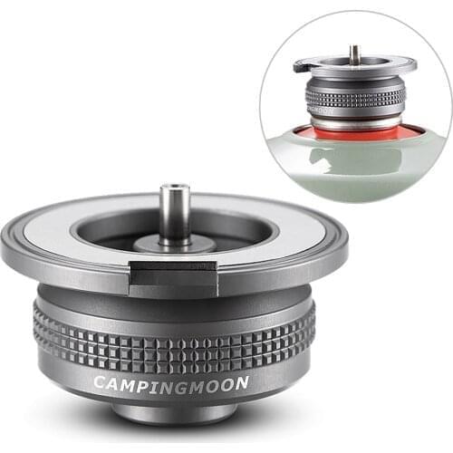 Outdoor Stove Adapter Magnet Split Type Furnace Converter Connector Adapter Gas Burner Acessories For Camping Cooking Picnic