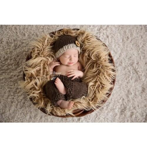 Free shipping, Baby Beanies Hat with pants baby sets , Newborn hat newborn knitting photography props size:0-1m,3-4m