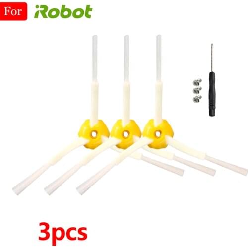 3-Armed Side Brush For iRobot Roomba 500 600 700 Series 528 550 595 615 620 630 650 660 760 770 780 Vacuum Cleaner Spare Parts