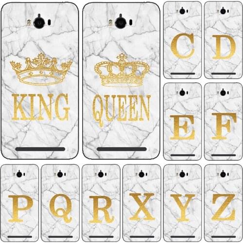 Phone Case For Asus ZenFone Max ZC550KL 5.5" White Marble Golden English Letter Fashion Name Back Cover Shell Fundas