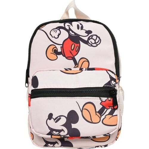 Disney Childrens Bag Mickey Mouse childrens Bacpack spring Autumn Mickey Minnie Mouse pattern Light backpack Kids Gifts