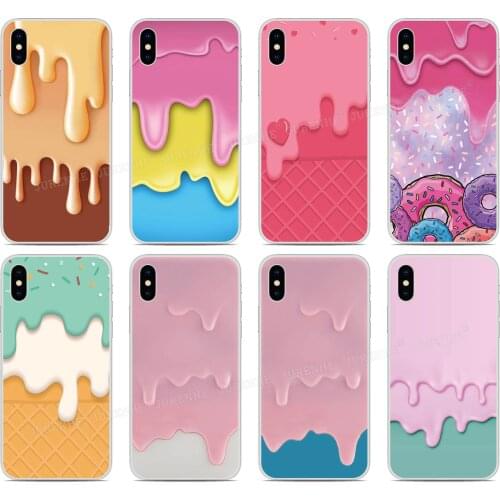 Custom Photo For Blackview A80 A60 BV9600 Pro Phone Case Melting Ice Cream tpu Soft Cover For OnePlus 9 8 5G 6 7 7T Pro Cases