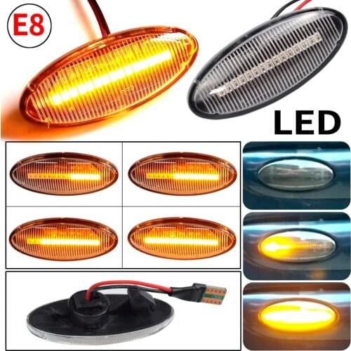 Dynamic Turn Signal Repeater Lamp Indicator LED Side Marker Light For Opel Vauxhall Vectra B MK1 1995 1996 1997 1998-2002 2Pcs