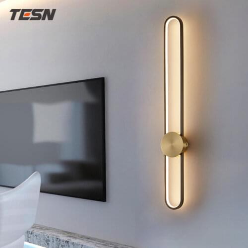 Modern light luxury bedroom bedside wall lamp simple creative wall lamp villa corridor living room background wall lamp