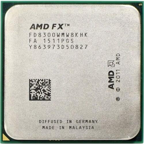 AMD Eight-Core FX 8300 3.3 GHz 8M Cache CPU Processor Socket AM3+ 95W FX-8300 Bulk Package FX8300
