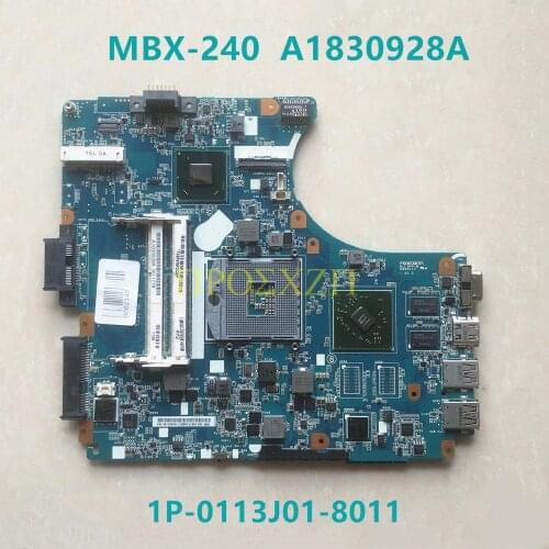 High quality FOR SONY VPCCA VPCCB MBX-240 Laptop motherboard HM65 HD6470M with A1830928A 1P-0113J01-8011 100% working well