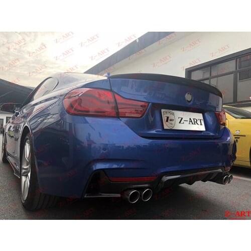 Z-ART carbon fiber rear diffuser for BMW F32 F33 F36 428I 435I 2013-2018 carbon fiber rear lip for BMW 4 SERIES