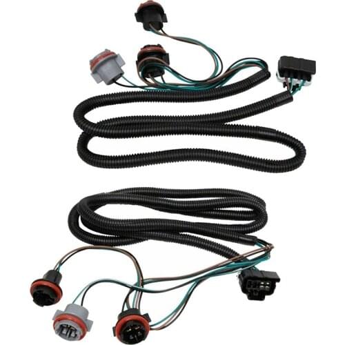 Rear Tail Light Lamp Wiring Harness LH RH Pair for Chevy Silverado GMC Sierra Pickup Truck New 15824514 15824515