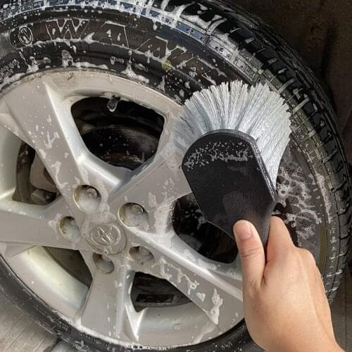 1 Pcs Car Wheel Soft Brush Tire Cleaner Washing Tools For Auto Detailing Motorcycle Cleaning Tools