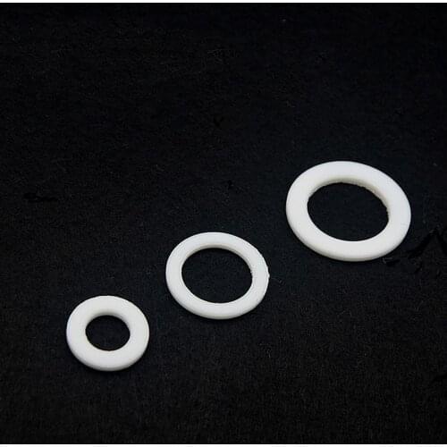20 PCS DN50 55x45x2mm Fit 2" BSP Thread PTFE Food Grade Flat Washer Gaskets Spacer Insulation Sealing Ring Strip