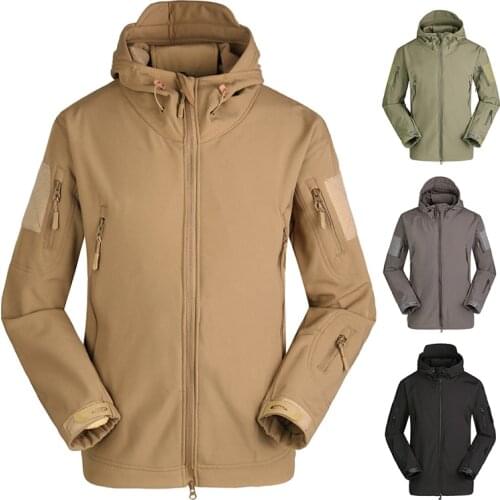 2019 Outdoor Softshell Waterproof Hiking Camping Military Tactical Hunting Jackets Winter Windproof #ND
