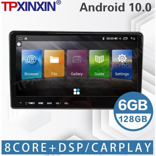 6+128G For Buick Royaum Android 10 car stereo radio multimedia video player GPS Navi Carplay Head Unit DSP