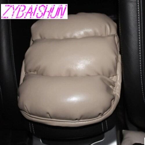 Car armrest of soft leather center console box for Subaru Forester Outback Legacy Impreza XV BRZ