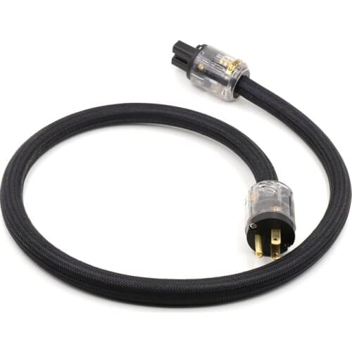 Free shipping one piece Hi-Fi Audio Power cable with P-029&C-029 connections Cable Cord Schuko US IEC Plug