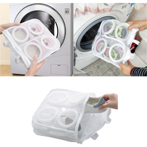Home Portable Organizer Laundry Washing Bags Shoes Underwear Bra Shoes Airing Dry Tool Mesh Laundry Bag Protective Organizer