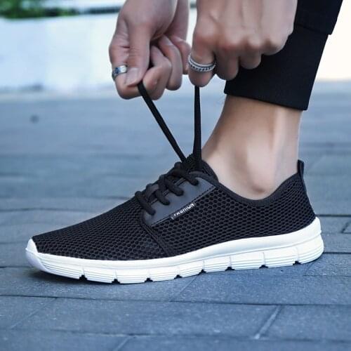 Hot Sale Light Man Running Shoes Comfortable Breathable Mens Sneakers Casual Antiskid Wear-resistant Jogging Couple Sport Shoes