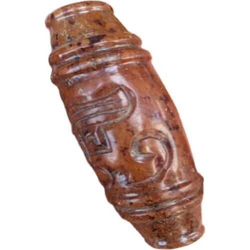 Chinese old Pelosi Ornaments jade Tianzhu Pendants Jade Carving scriptures