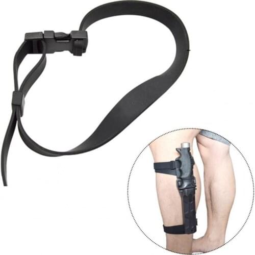 Diving knife leggings thick rubber lightweight non-deformation quick release black knife belt with buckle diving accessories