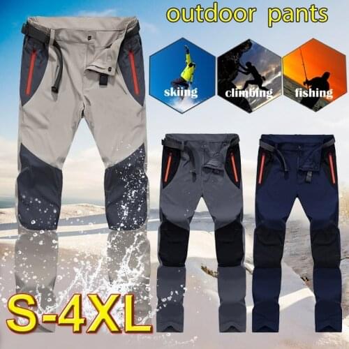 Men Outdoor Pants 2021 Autumn Casual Trekking Hiking Windproof Summer Mens Breathable Fishing Trousers Camping Climb Male Pants